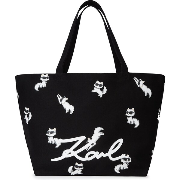 Karl Lagerfeld Shopper Ikon čierna / biela 66222791