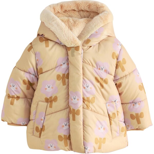 Next Prechodná bunda hnedá / žltá / orgovánová 66222986