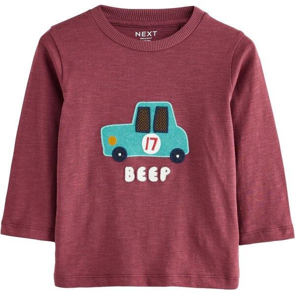 Next Tričko azúrová / farba lesného ovocia / čierna / prírodná biela 66223015