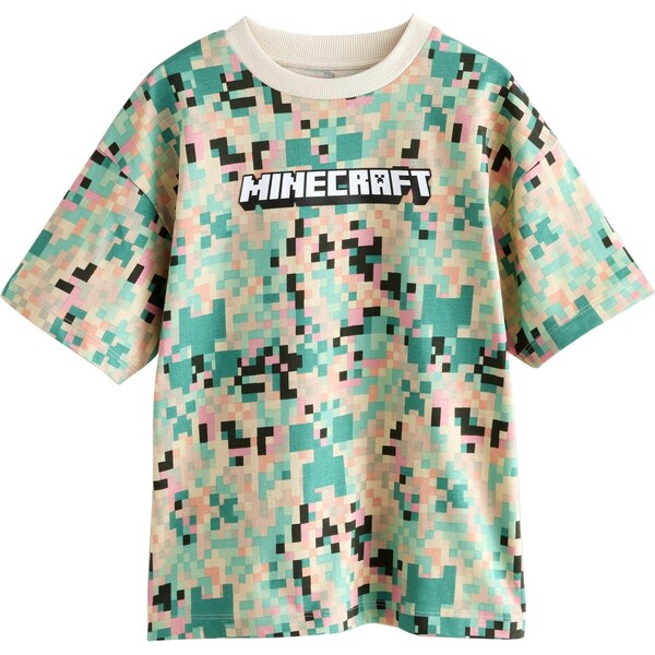 Next Tričko béžová / zelená / čierna / biela 66223018