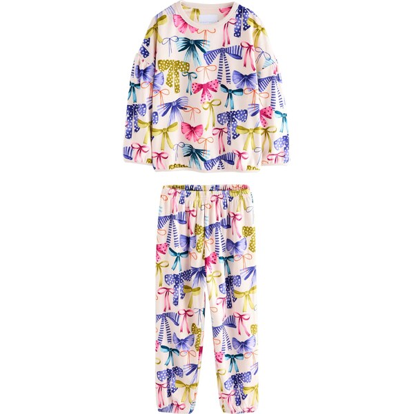 Next Pyžamo krémová / kiwi / fialová / ružová 66223050