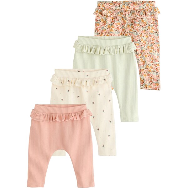 Next Legíny krémová / pastelovo zelená / tmavooranžová / staroružová 66223051