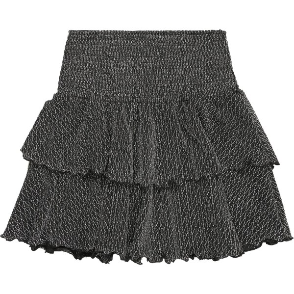 ONLY GIRLS Sukňa KOGQUEEN čierna / strieborná 66223345