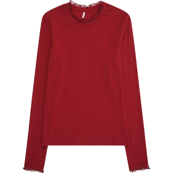 ONLY GIRLS Tričko KOGLESLIE vínovo červená 66223336