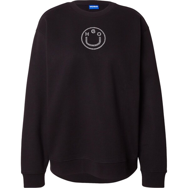 HUGO Mikina Classic čierna / priehľadná 66223376