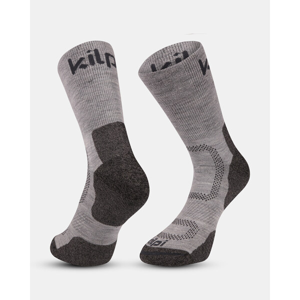Unisex turistické ponožky Kilpi STEYR-U svetlo šedá 66088105