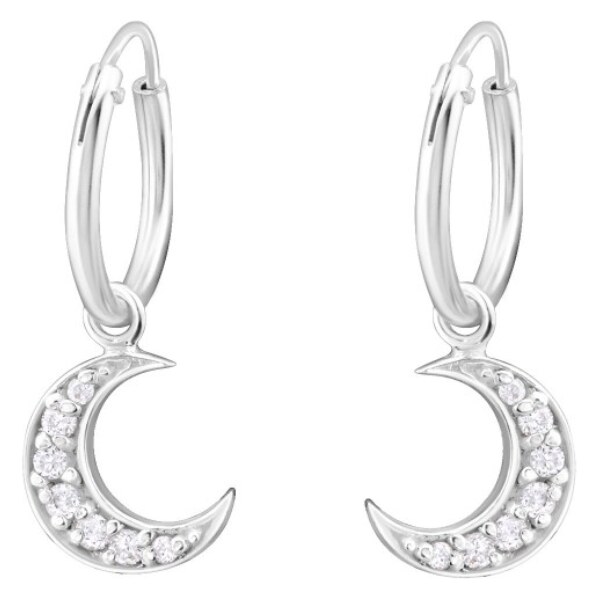 MAJYA Strieborné náušnice MESIAC 11933 66409509