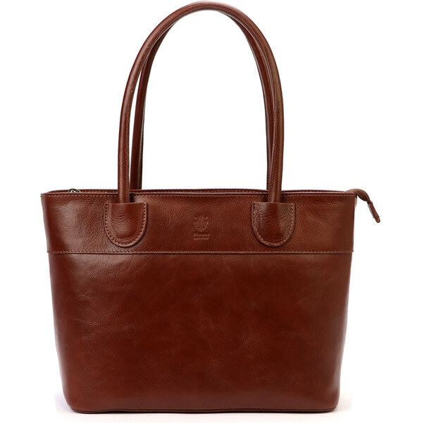 Hnedá kožená kabelka Florence 37823445