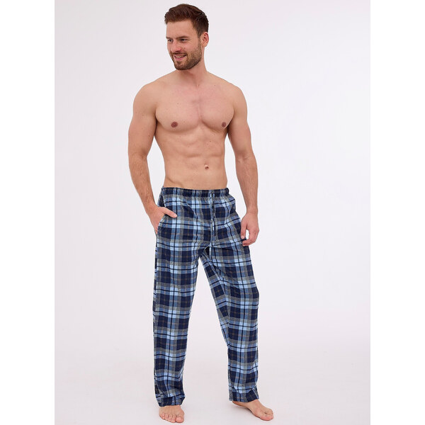 Cornette Pánske pyžamové nohavice | modrá 691/52 66225063