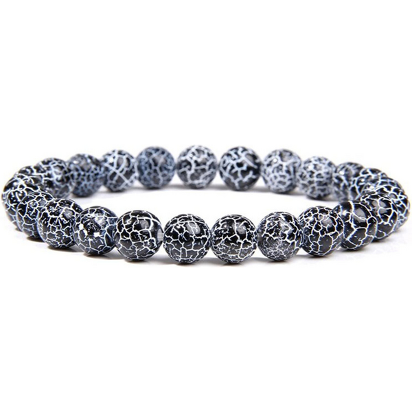 Olivie Náramok 8mm PAVÚČÍ ACHÁT 9908 66298509