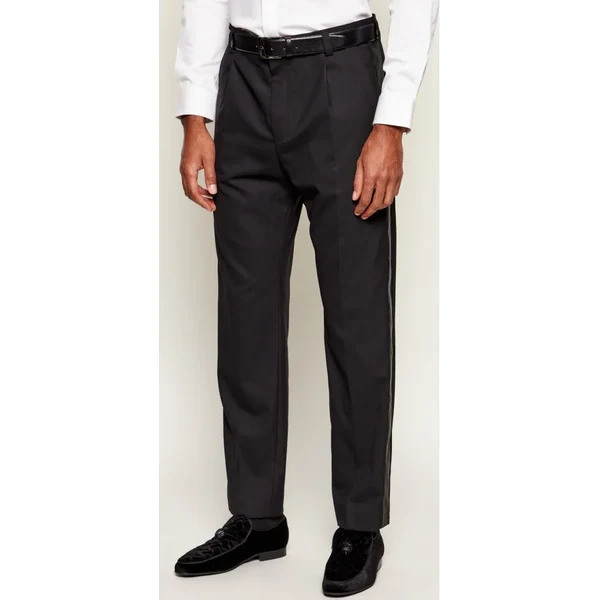 HUGO Nohavice Teagan254E1X | Modern fit | s prímesou vlny 66230428