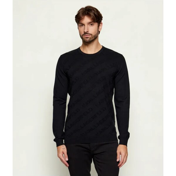 Karl Lagerfeld vlnený sveter | regular fit 34973722