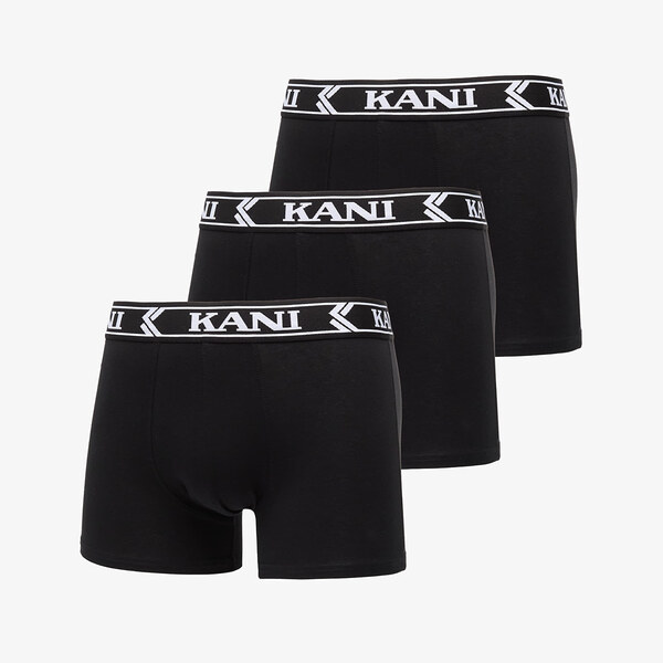 Boxerky Karl Kani Retro Tape 3 Pack Boxer Briefs Black M 66226611