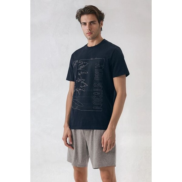 Henderson Pánske pyžamo Surf modré 61864968