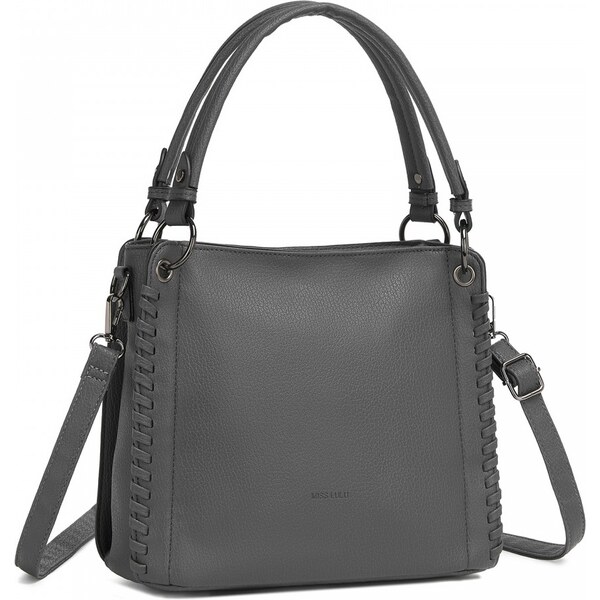 Miss Lulu Kabelka – Elegant crossbody, textúrovaná s tkanými detailmi, 67195025