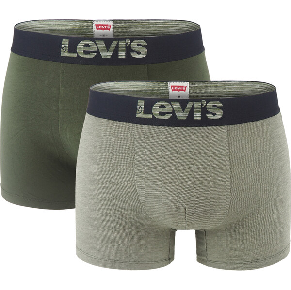 LEVI`S - boxerky 2PACK Levi`s optical illusion green combo - 66229171