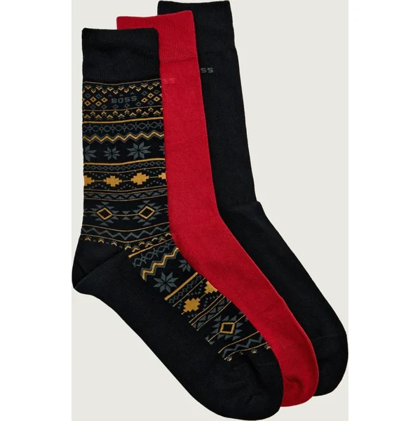 BOSS BLACK Ponožky 3-balenie 3PRSGiftset WinterCC 66230422