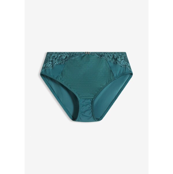 bonprix Maxi nohavičky s jemnou čipkou, farba modrá 66229816