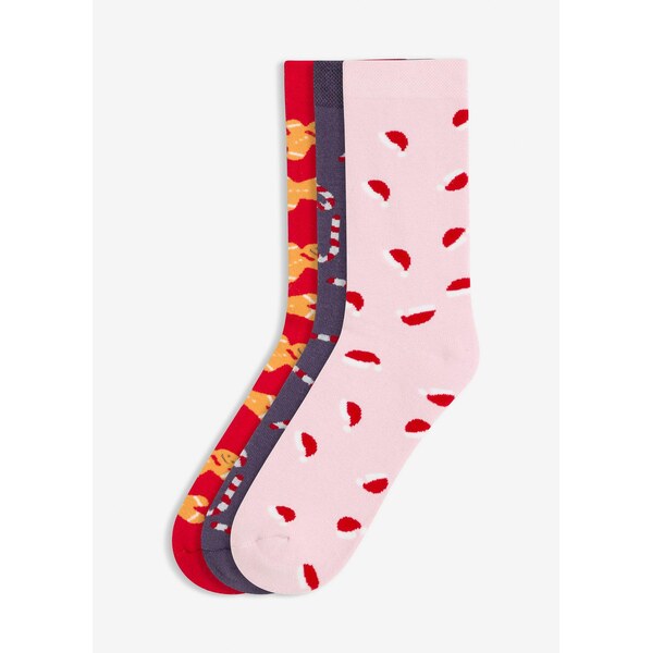 bonprix Ponožky, termo (3 ks v balení), farba fialová 66230140