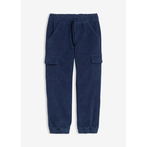 bonprix Voľné nohavice, termo, Regular Fit, kordové s džersejovou 66230251