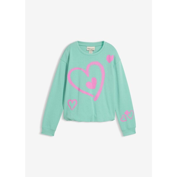 bonprix Mikina s balónovým zakončením z čistej bio bavlny, farba 66230275