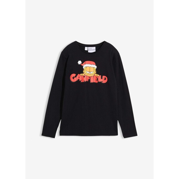 bonprix Tričko s dlhým rukávom, vianočný motív, z čistej bavlny, farba 66230282