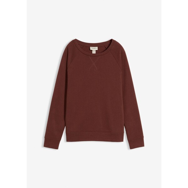 bonprix Mikina basic, farba hnedá 66230307