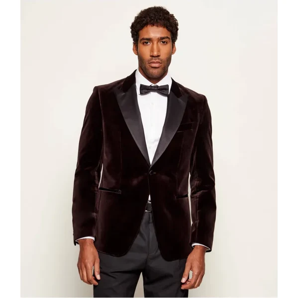 BOSS BLACK Sako H-Hutson-Tux-254 | Slim Fit | s prímesou hodvábu 66230419