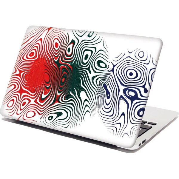 Sablio Samolepka na notebook Dvojfarebná abstrakcia 65101903