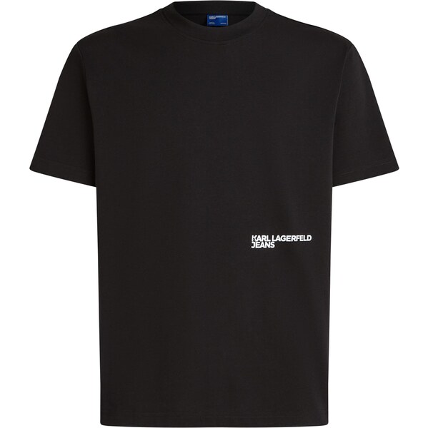 KARL LAGERFELD JEANS Tričko KARLISM vodová / čierna / biela 66237862
