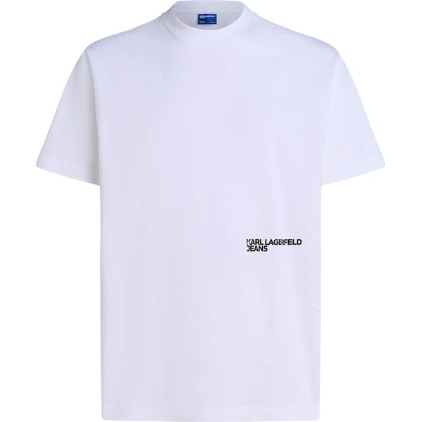 KARL LAGERFELD JEANS Tričko KARLISM čierna / biela 66237867
