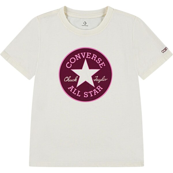 CONVERSE Tričko DISSECTED svetlosivá / svetloružová / bordová / biela 66237941