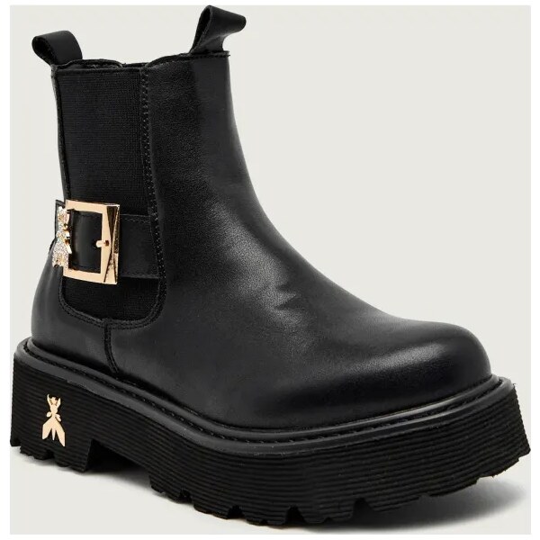 Patrizia Pepe Kožené jazdecké topánky 66255728