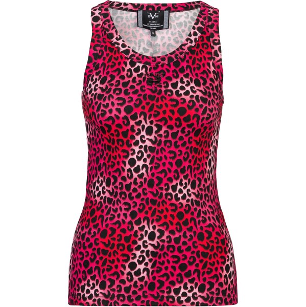 19V69 ITALIA Top Benice ružová / čierna 66238255