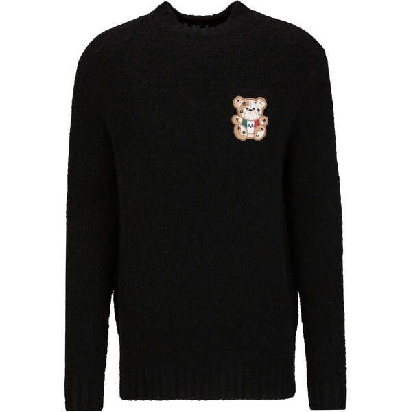 19V69 ITALIA Sveter Enrico Italian zelená / červená / čierna / biela 66238274