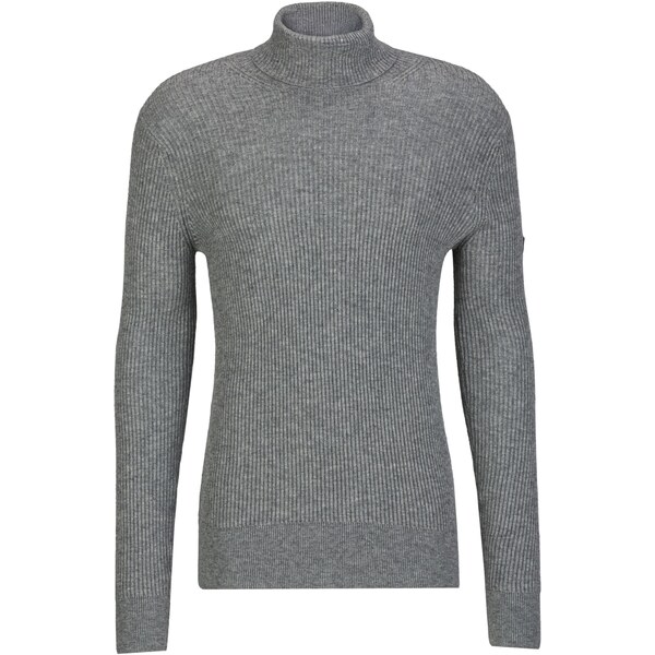 19V69 ITALIA Sveter Tosco sivá melírovaná 66238247