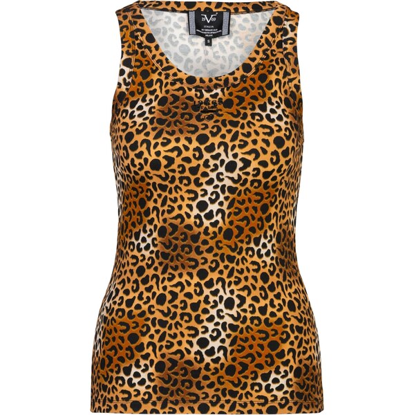 19V69 ITALIA Top Benice koňaková / svetlohnedá / čierna 66238276