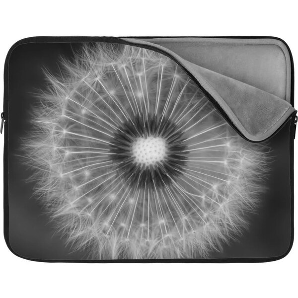 Sablio Obal na notebook Čiernobiela púpava 65426755