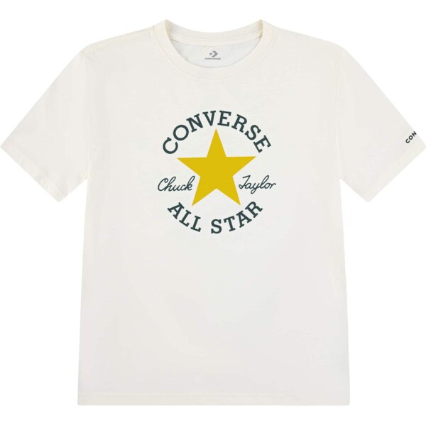 CONVERSE Tričko žltá / zelená / biela ako vlna 66238327
