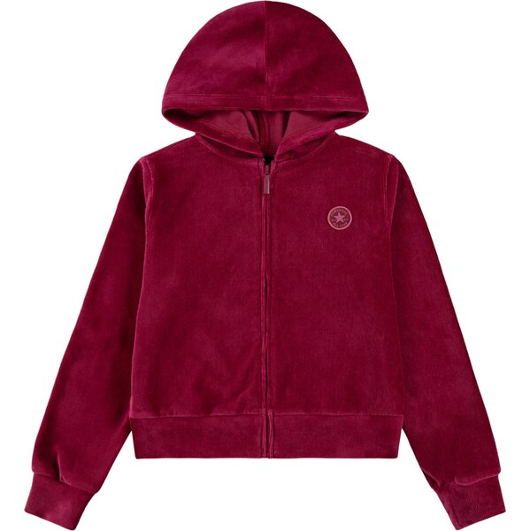 CONVERSE Tepláková bunda červená 66238329