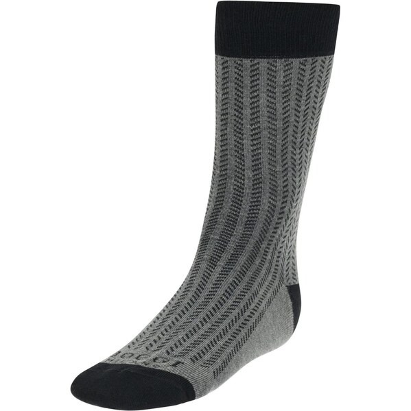 Boggi Milano Ponožky sivá / čierna / biela 66238437