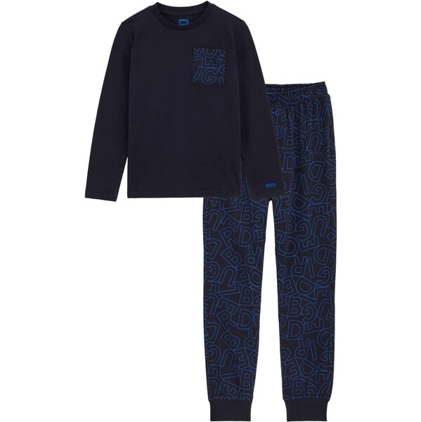 WE Fashion Pyžamo modrá / námornícka modrá 66238493