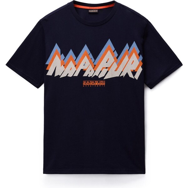 NAPAPIJRI Tričko S-Fiemme béžová / námornícka modrá / zafírová / 66238918