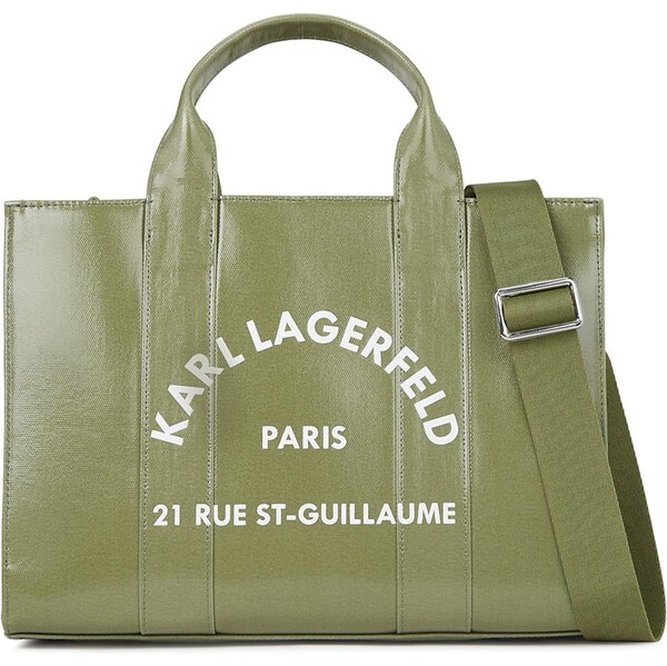 Karl Lagerfeld Shopper kiwi / prírodná biela 66239965