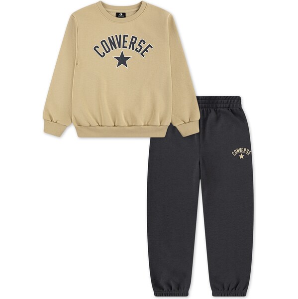 CONVERSE Joggingová súprava béžová / čierna 66239966