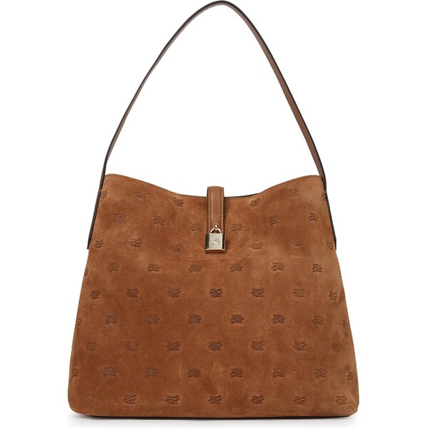 Karl Lagerfeld Kabelka na rameno Autograph koňaková 66240003