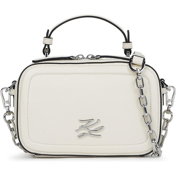 Karl Lagerfeld Taška cez rameno biela 66240032