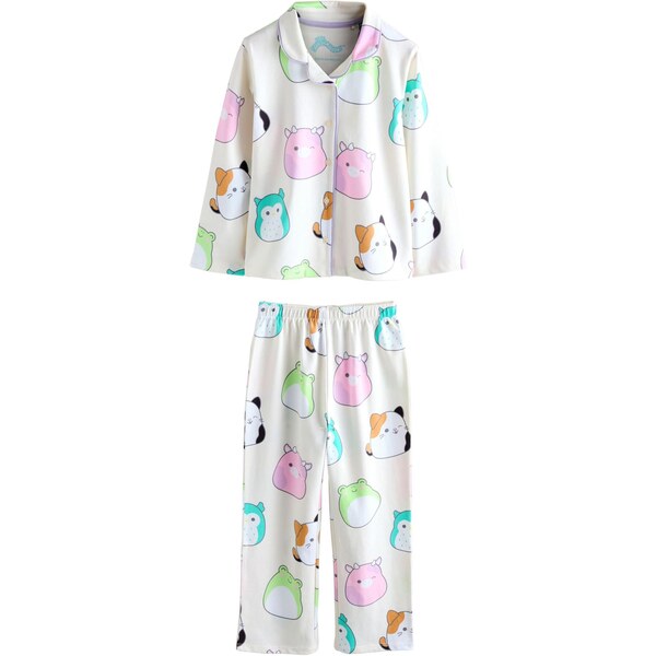 Next Pyžamo Squishmallow nebielená / svetlozelená / oranžová / čierna 66240150