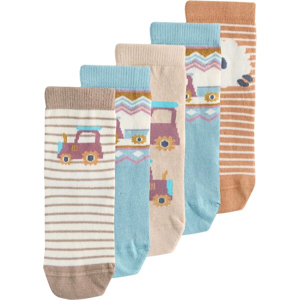 Next Ponožky béžová / svetlomodrá / svetlohnedá / zmiešané farby 66240368