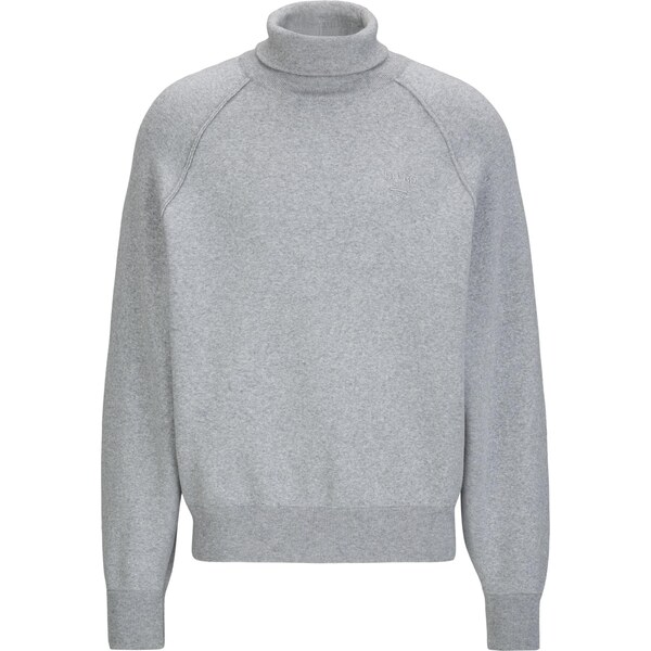 19V69 ITALIA Sveter Lejan sivá melírovaná 66240392